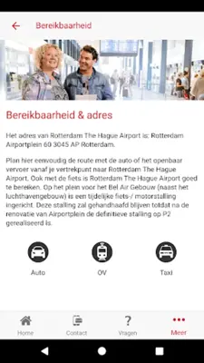 Rotterdam The Hague Airport android App screenshot 0